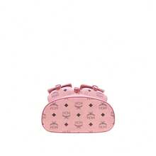 MCM Aren Visetos 女款印花 LOGO 肩背包 MWKFATA02PZ001 - 柔粉色MWKFATA02PZ001 - 查看 6