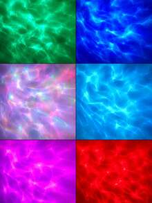 1pc LED Ambiance Light, Multi-Color Water Wave Projection Lamp, Remote Control Desktop Model, Suitable For Bedroom, Living Room, Gaming Desk Decor - Multicolor - View 5