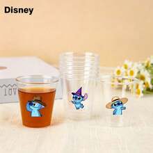 Disney Cute Stitch Themed Self‑Adhesive Stickers, 12 Pcs Kawaii Cartoon Decorative Decals Adorable Blue Stitch Stickers With Varied Fun Outfits-Chef, Astronaut, Cowboy, Witch, Holiday Styles. Waterproof Self‑Adhesive Decals Perfect For Journals, Laptops, Water Bottles, Phone Cases, Scrapbooking & DIY Craft Decoration, Lovely Gift For Stitch Fans. - Sticker - View 5