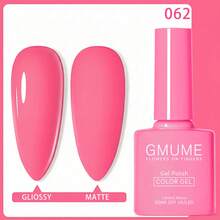 GMUME 5件套霓虹指甲油套装，7.5ml可卸UV/LED灯，霓虹绿、粉、黄、橙亮色，适合夏季派对狂欢，美甲凝胶套装，美甲礼品，美甲沙龙用品，专业美甲凝胶套装，美甲套装套装 - 彩色 - 查看 8