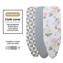 1pc Universal Ironing Board Cover With Elastic Edge Stain Resistant Scorching Iron Thick Cotton Padding Iron Heat Shield Ironing Cover For Ironing Table - Multicolor - View 3