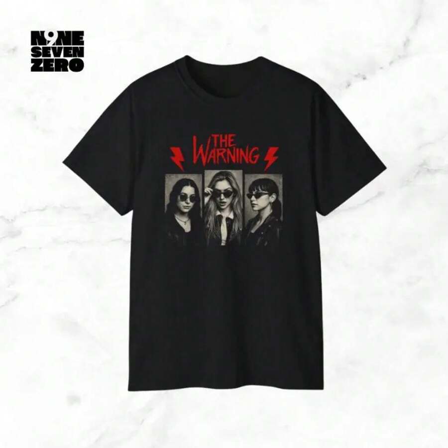 La camiseta de The Warning Band |   Camiseta de concierto unisex de algodón