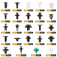 waywe GOOACC 845Pcs Car Push Retainer Clips Auto Fasteners Assortment 24 Most Popular Sizes Nylon Bumper Fender Rivets With 10 Cable Ties And Fasteners Remover For GM F-Series Luxury Japanese Vehicle Odyssey Chrysler X-Trail - B - View 3