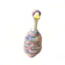 23 Inch Porch Goose Outfits Candy Color Chunky Knit Sweater And Hat Set For Outdoor Decor - Multicolor - View 7