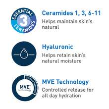 CeraVe Skincare For Dry Oily And Sensitive Skin, Cream Cleanser Serum Sunscreen Eye Cream Body Lotion With Ceramides - Hyaluronic Acid - 查看 4