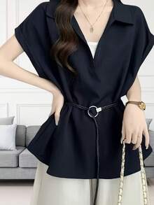 Women Blouses & Shirts - White - View 3
