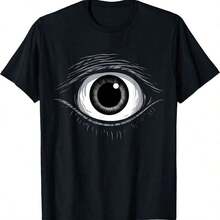 Camiseta de Disfraz de Ojo Todo-Visor para Halloween - Negro 6 - Ver 6