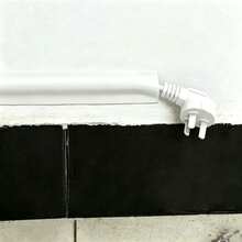 1pc PVC Self-Adhesive Cable Protector, Wear-Resistant Anti-Tripping Wall-Mounted Floor Cable Organizer - A - View 3