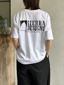 Simple Logo White Short-Sleeved T-Shirt, 100% Cotton, Breathable, Casual Design, Domestic Shipping. Women's Clothing, New Summer Style, Summer Clothes, Ladies, High Price, Short Sleeves, Spring Clothes, One Women's Short-Sleeved T-Shirt, Plain Design, Regular Length, Pure Cotton Fabric, Comfortable To Wear, Machine Washable. - White - View 2