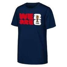 FIFA World Cup 2026 ™     'We Are' 26 Emblem Navy T-Shirt - Unisex - Navy Blue - View 2