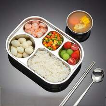 Contemporary Stainless Steel Plates - Reusable Kitchen Dishware, Multi-Purpose Serving Trays,Stainless Steel Plates, Dinner Plates, Kitchen Dining Set, Tableware, Meal Prep Plates, Kitchen Essentials, Dish Set, Serving Plates,Holiday Gift Guide 2025 , Gifts For Dad, Stocking Stuffer, Quiet Calm , Aesthetic , Kitchen Must Haves,Home Cooking , Modern Kitchen, Kitchen Gadgets, Household Essentials, Pantry Upgrade, Everyday Essentials , Practical Kitchen - 銀色 - 查看 2