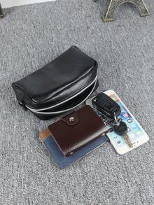 Men Briefcase - Black - View 5