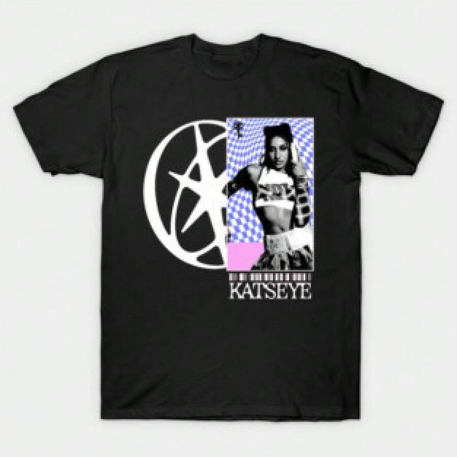Gedenk-T-Shirt mit Musikfan-Grafik aus schwarzer Baumwolle, wunderschönes Kunst-T-Shirt, Vatertagsgeschenk, y2k, Sommeroutfit für Männer - Schwarz - Übersicht 1