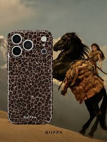 GIIPPA 1 Peça Capa de Celular 17 Pro Max com Design de Estampa de Leopardo Brilhante, Compatível com Celular 16 Pro Max, 15 Pro Max, 14 Pro Max, Capa de Celular Estilosa e Interessante Coreana, Serve para 11/12/13/14/15/14 Pro Max Plus, Design Elegante Adequado para Homens e Mulheres, Presente Ideal para Namorada no Natal, Dia dos Namorados, Páscoa, Temporada de Casamento e Aniversário - Multicolorido - Visão 7