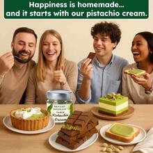 Pistachio Dubai Chocolate Bar, Oz Pistachio Butter, Vegan, Dessert Chocolate Use Bakery (0.440 Lb) - 彩色 - 查看 10