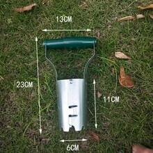 1件装多功能园艺育苗器，集成打孔器和施肥器，农用育苗挖掘工具，适用于庭院蔬菜花卉日常园艺。 - 彩色 - 查看 4