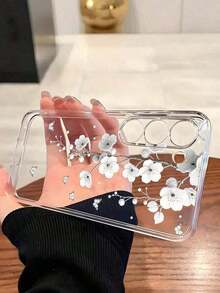 1 Piece Soft Phone Case With Minimalist Tulip And Star Pattern, Compatible With Huawei Honor, , Galaxy A04e/12/A13/A14/A34/A50/A52/A53/A54/S21/S22/S23/S24/S25/S25Ultra/S25FE/S26/S26 PLUS/S26 ULTRA/S26 EDGE, 6A/7A/8A, 12T/13T/15T/15T Pro - 款式 2(1 件) - 查看 3