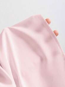Vestido bandeau ajustado con hombros oblicuos para mujer - Café integral - Ver 10
