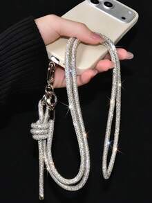 Silver Knotted Crossbody Strap