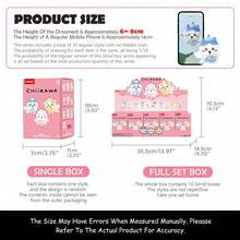 Miniso Chiikawa 可愛快樂夥伴盲盒，3D可愛造型精緻質感，PVC材質細節精良，適合動漫迷收藏（1件隨機發貨） - 彩色 - 查看 3