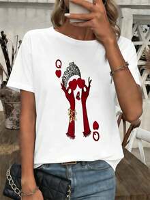 Women T-Shirts - White - View 1