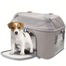 Large Soft Cat Pet Carrier Bag, Foldable Small Dog Backpack, TSA Approved For Air Travel, Pet Transport Carrier For Pets Under 20 Lbs - Multicolor - View 10
