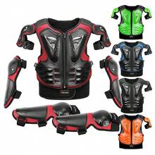 HEROBIKER 1 pieza Armadura de motocicleta todoterreno tipo caballero para protección de pecho y espalda, protección para motociclismo, armadura antideslizante unisex para rodillas y codos, regalo esencial para el jinete - A - Ver 12