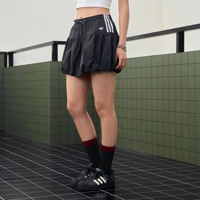 Adidas Originals Women's BUBBLE SKIRT Woven Mini Skirt KU4773 | SHEIN