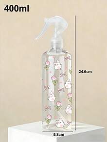Bow Rabbit Pattern Refillable Travel Spray Bottle, Multifunctional Fine Mist Spray Bottle Suitable For Travel And Business Trips, Makeup Removal Dispensing, Reusable Hair Spray Bottle For Hair Styling, Cleaning, Plants, Facial Moisturizing - Multicolor - View 10