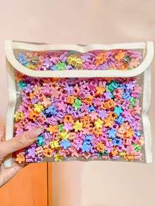 10/50/100pcs/Conjunto de mini garras de cabelo com flores fofas, seleção mista multicolorida, crie diferentes estilos, mini acessórios de cabelo fofos - adequados para raparigas e adolescentes, perfeitos para o dia a dia, viagens, escola, encontros, festas, etc., garras para cabelos rebeldes, presente para o Dia da Mãe - Multicolorido - Ver 2