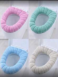 1pc Thickened Bathroom Toilet Seat Cushion, Soft & Comfortable, Elastic, Easy To Install, Creative Pumpkin Pattern, Universal Toilet Seat Cover, Thick & Washable, Bathroom Decor, Winter Decoration - Toilet Seat Cushion - View 9