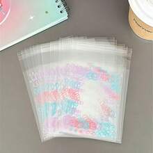 50/100pcs,Doodle Rabbit Self-Adhesive Packaging Bag, Suitable For Reusable Sealed Bags For Handmade Jewelry Packaging And Display - View 6