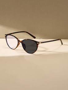 Color-Changing Sunglasses, Transparent Lenses Turning To Light Gray, Retro Cat-Eye Frame In Plastic Leopard Print, Fashion Classic Decoration For Outdoor Travel Beach Vacation Casual Wear, Summer UV Protection Sunglasses For Men And Women, Computer/Gaming/TV/Phone Glasses, Anti-Blue Light Glasses, Fashion Flat Glasses - Multicolor - View 4