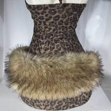 1pc Faux Leather Lace-Up Fuzzy Belt, Cute Retro Sexy Girl Style, Suitable For Spring, Summer, Autumn And Winter - Brown - View 11