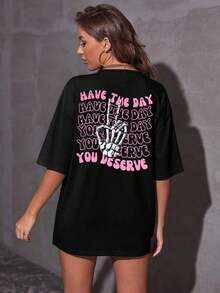 Women T-Shirts - Black - View 3