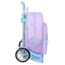 Safta Disney | 大號 Frozen Spirit Compact Evolution 背包，帶可拆卸輪子和拉桿（85 厘米），14 厘米超靜音防震輪，符合人體工學設計，帶襯墊，水壺架 - 免費送貨 ✅ 西班牙大陸 24/48 小時送達 - 彩色 - 查看 4