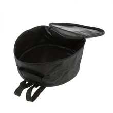 12-14 Inch Single Layer Thickened Drum Bag, Black - Black - View 7