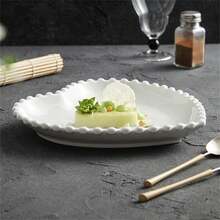 1 Cái / 2 Cái / 4 Cái / 6 Cái. Bát chấm trắng đơn giản hình trái tim, bát tráng miệng kem, bát salad pudding gia đình, bát gốm đựng thức ăn cho bé, bát ăn vặt sáng tạo độc đáo - trắng - Xem 2