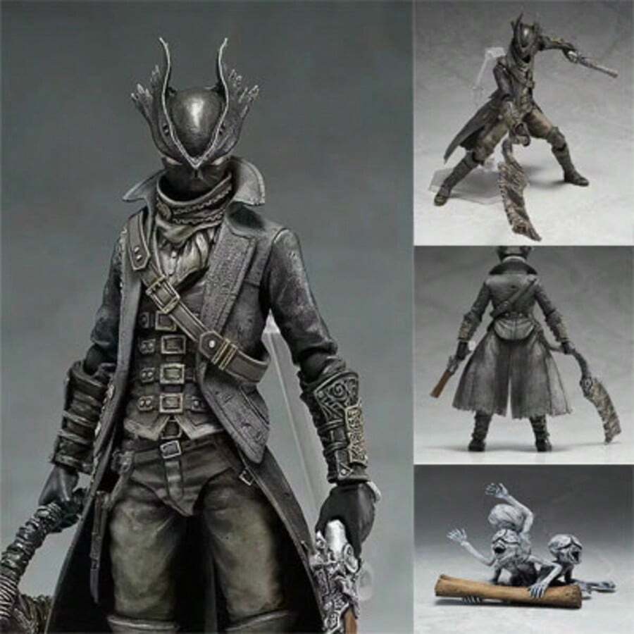 3pcs/Set Bloodborne Figma 367# Hunter Model Karakter Game Anime Artikulasi - MultiWarna - View 1
