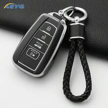 2/3/4 Buttons Camry CHR Corolla RAV4 Alphard Land Cruiser Prado Prius 2017-2022 TPU Car Key Fob Cover Keychain - B - View 19