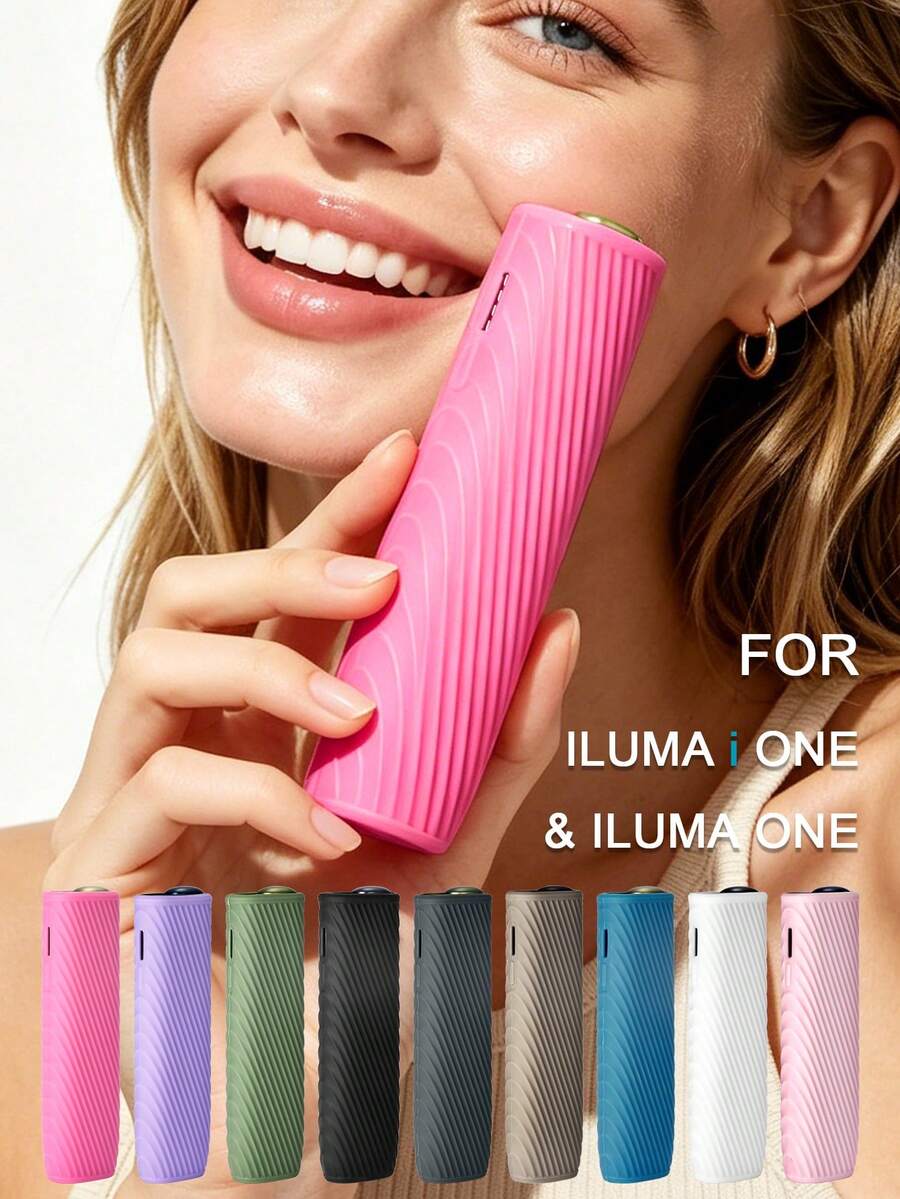 1PC New Multi-Color Silicone Protective Case With Lanyard, Anti-Drop And Anti-Slip For IQOS ILUMA I ONE & ILUMA ONE Electronic Cigarette, Lightweight And Comfortable Silicone Material, Suitable For Various Scenarios And Daily Use - Silicone Version - View 1