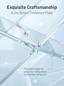 1pc Acrylic X-Shaped Bookshelf, Dining Room Menu Holder, Kitchen Recipe Display Rack, Book Placement Shelf, Study Book Shelf, Placement Rack, Phone Holder, Hanging Bookshelf, Bible Placement Rack, Magazine Placement Rack, Suitable For Room, Office Desk, Tablet, Snacks, Artworks, Art Exhibition Display, CD Display Rack, Souvenirs Rack, X-Shaped Ceramic Plate Rack, Vinyl Record Art Display Frame, Menu Display Rack - Multicolor - View 7