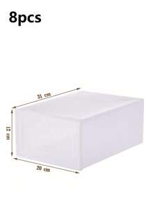Shoe Storage Box, Stackable Wardrobe Shoe Storage Box, Space Saving Foldable Shoe Rack, Sports Shoe Container, High-Quality Shoe Rack, Shoe Box. - Multicolor - View 19