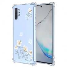 Case For, Transparent Case With Aesthetic Butterfly And Flower Designs, Anti-Yellow Soft Silicone Slim Anti-Shock Anti-Scratch TPU Bumper Case - Samsung Galaxy S25 FE - View 2