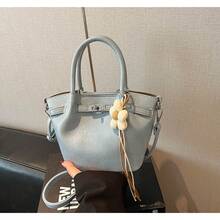 Handbag 2026 New Retro Fashion Messenger Bag Korean Version Of The Large-Capacity One-Shoulder Female Bag - Black - View 7