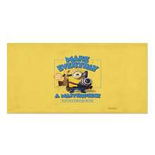 Khăn tắm bãi biển Minions "Make Everyday A Masterpiece" in hình máy ảnh retro & câu trích dẫn truyền cảm hứng, khăn tắm bãi biển siêu mềm, hoàn hảo cho hồ bơi, bãi biển mùa hè và du lịch - A - Xem 4