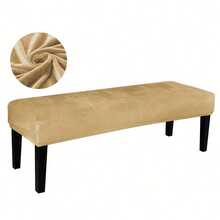 Shoe Bench Cover, Rectangular Long Dining Bench Cover, Elastic Washable Long Bench Seat Cover, Rectangular Dining Table Bench Cover F, Dining Bench Cover, Removable Washable Bench Seat Protector, Suitable For Living Room, Bedroom, Kitchen - Multicolor - View 17