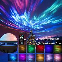 Water Ripple LED Projector With Remote Control, Bedroom Night Light Projector, Starry Sky Projector, Adult Room Decoration, Home Theater, Gift Decoration, Camping, Wedding Decoration, Holiday Party, Home Décor, Equipped With 0.5m USB Data Cable - Northern Lights - View 6