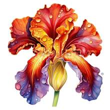 Semillas de Flores David's Garden, Iris Nativo Americano Silvestre, 100 Semillas - 8 - Ver 8