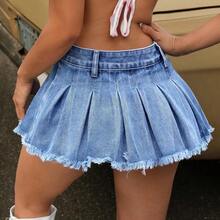 Women Denim Shorts - Negro01 - View 5